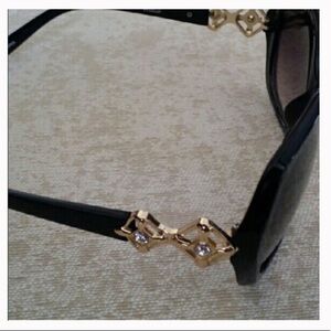 Diamond Shape Crystal Sunglasses